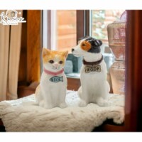 Ceramic Dog and Cat Salt And Pepper Shakers, Home Décor, Gift for Her, Gift for Mom, Kitchen