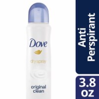 Dove Dry Spray Antiperspirant Deodorant Original Clean 3.8 oz (Pack of 6)