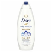 Dove Body Wash Deep Moisture Cleanser 22 oz (Pack of 2)