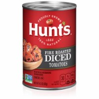 Hunt's Diced Tomatoes Fire Roasted 100% Natural (Pack of 14)