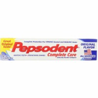 Pepsodent Complete Care Anticavity Fluoride Toothpaste, Original 5.5 Oz (Pack of 2)