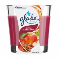 Glade Candle Apple Cinnamon Scent Jar 3.4 Ounce (Pack of 10)