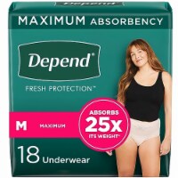 Depend Silhouette Incontinence Underwear for Women (Pack of 20