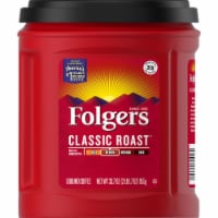 Folgers Classic Roast XL Can Medium Roast Coffee - 33.7oz (Pack of 6)