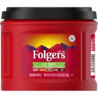 Folgers Half Caff Ground Coffee, Medium Roast, 22.6 oz (Pack of 20)