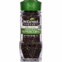 McCormick Gourmet Organic Black Peppercorns Tellicherry (Pack of 8)