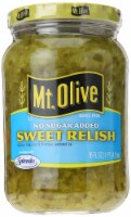 Mt Olive No Sugar Added Sweet Relish (Pack of 12)
