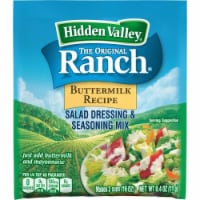 Hidden Valley Buttermilk Ranch Salad Dressing Mix (Pack of 48)