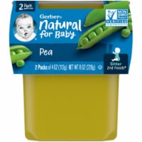 Gerber 2nd Foods Natural for Baby Baby Food Pea (Pack of 2)