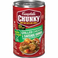 Campbell's Chunky Healthy Request Grilled Chicken & Sausage Gumbo Soup 18.8oz (Pack of 16)