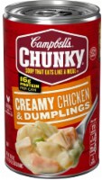 Campbell's Chunky Creamy Chicken & Dumplings Soup - 18.8oz (Pack of 48)