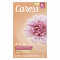 Caress Daily Silk Body Soap Bar White Peach and Orange Blossom (Pack of 10) Perspective: Main