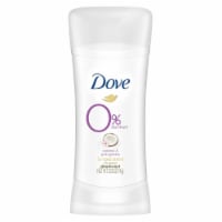 Dove 0% Aluminum Deodorant Coconut and Pink Jasmine 2.6oz (Pack of 2)