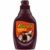 REESE'S Chocolate & Peanut Butter Shell Topping (Pack of 18)