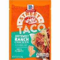Street Taco Southwest Ranch Chicken Seasoning Mix (Pack of 16)