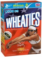 Wheaties Cereal 100% Whole Wheat Flakes 15.6 Oz (Pack of 16)
