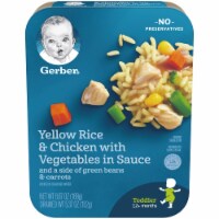 Gerber Yellow Rice and Chicken with Vegetables in Sauce Toddler Food (Pack of 12)