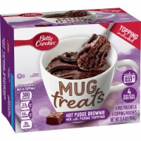 Betty Crocker Hot Fudge Brownie Mug Treat Cake Mix (Pack of 6)