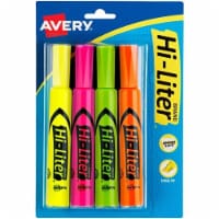 Avery HI-LITER Assorted Colors SmearSafe (Pack of 14) Perspective: Main