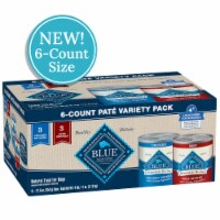 Blue Buffalo Homestyle Recipe Whole Grain Chicken & Beef Pate Adult Wet Dog Food (Pack of 6)