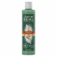 Dove Beauty Real Resist Coconut & Vegan Elastin Sulfate-Free Shampoo (Pack of 2)