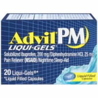 Advil PM Pain Reliever/Nighttime Sleep-Aid Liqui-Gels (Pack of 10)