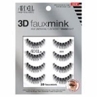 Ardell 3D Faux Mink Eyelashes 858 Black Fake Lashes (Pack of 14)