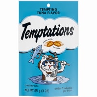 TEMPTATIONS Classic Treats for Cats Tempting Tuna Flavor (Pack of 18)