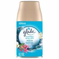 Glade Automatic Spray Refill, Air Freshener for Home and Bathroom, Aqua Waves, (Pack of 32)