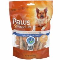Paws Premium, Dog Treats Chicken Chew Nugget Dumbbells, (Pack of 16)