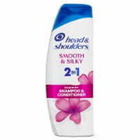Head and Shoulders 2 in 1 Dandruff Shampoo and Conditioner Smooth and Silky (Pack of 18)