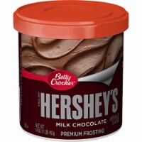 Betty Crocker Hershey's Milk Chocolate Frosting 16 Oz. Canister (Pack of 6)