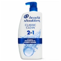 Head & Shoulders 2 in 1 Dandruff Shampoo and Conditioner Classic Clean (Pack of 2)