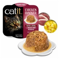 Catit Dinner Chicken W/Duck & Potato Cat Wet Food (Pack of 10)
