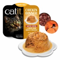 Catit Dinner Chicken W/Liver & Sweet Potato Cat Wet Food (Pack of 3)