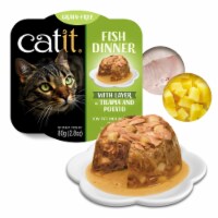 Catit Dinner Ocean Fish W/Tilapia & Potato Cat Wet Food (Pack of 12)