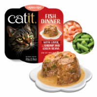 Catit Fish Dinner with Shrimp & Green Beans (Pack of 24)