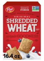 Post Shredded Wheat Breakfast Cereal Original 16.4 oz (Pack of 6) Perspective: Main