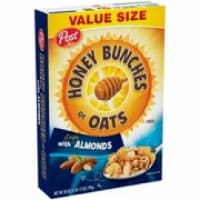 Post Honey Bunches of Oats with Crispy Almonds Cereal 28 oz. Box (Pack of 2) Perspective: Main