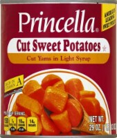 Princella Cut Sweet Potatoes, 29 oz (Pack of 6)