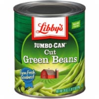 Libby's Jumbo-Can Cut Green Beans, 28 Oz (Pack of 16)