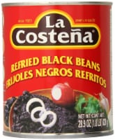 La Costena Black Beans, Refried, 1.8 lb. (Pack of 4)