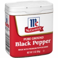 McCormick Pure Ground Black Pepper, 3 oz (Pack of 16)
