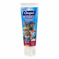 Kids Paw Patrol Anti-Cavity Fluoride Toothpaste Natural Fruity Bubble Flavor (Pack of 16)