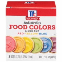 McCormick Assorted Food Colors & Egg Dye (Pack of 6)