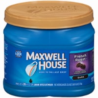 Maxwell House Dark French Roast Ground Coffee 25.6 Oz (Pack of 32)