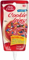 Betty Crocker Red Cookie Decorating Icing Vanilla Flavor 7 Ounce Pouch (Pack of 24)