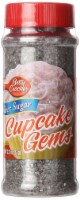 Betty Crocker Silver Sugar Cupcake Gems (Pack of 6)