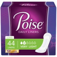 Poise Pantiliners, Extra Coverage, Value Pack, 44 pantiliners (Pack of 2) Perspective: Main