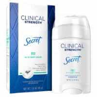 Secret Clinical Strength Soft Solid Free Deodorant, 1.6 oz (Pack of 6)
